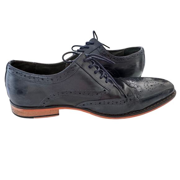 blue stacy adams dress shoes Stacy Adams Men's Multicolor Leather Oxford Dress Shoes main image 1
